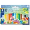 Staedtler Ölkreide 243 NC12 Noris Club Jumbo, Wasserfest, Farbig Sortiert, 12 Stück