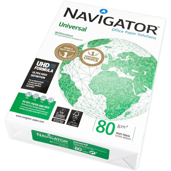 Navigator Universal Papier, 80g, A4, 500 Blatt, Weiß 3 Navigator Universal Papier, 80g, A4, 500 Blatt, Weiß