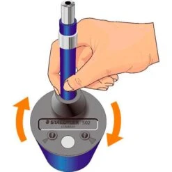 Staedtler Spitzer Mars 502, Kunststoff, Für Fallminenstifte & Zirkelminen Ø 2 Mm -Zebra Shop c83d7a23879526c058a05d8bc1be5d55088ae303 spitzer staedtler mars 502 kunststoff