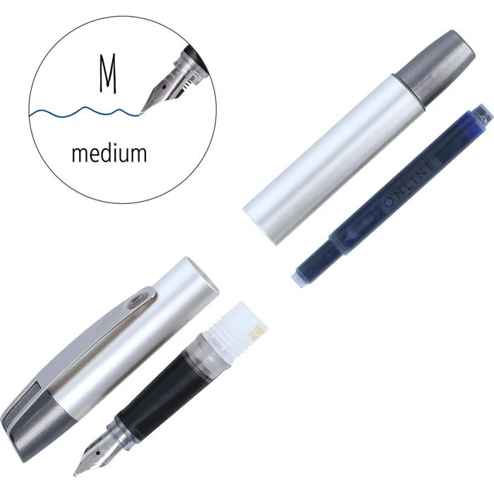 Online Füller Campus Fluffy Cats, 61337/3D, Gehäuse Metall, Muster, Feder M 5 Online Füller Campus Fluffy Cats, 61337/3D, Gehäuse Metall, Muster, Feder M – Bild 3