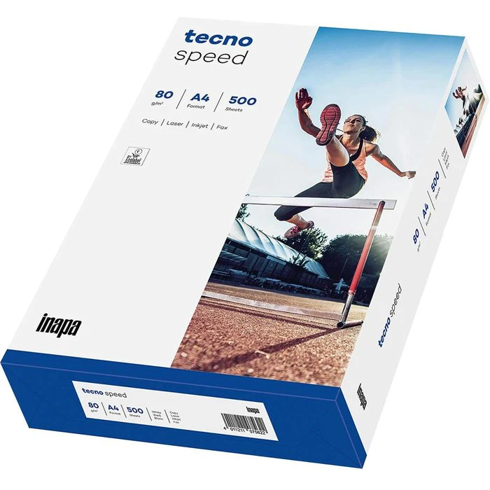 Inapa Tecno Speed Kopierpapier, 2100011521, DIN A4, 80g, 500 Blatt, Weiß 3 Inapa Tecno Speed Kopierpapier, 2100011521, DIN A4, 80g, 500 Blatt, Weiß