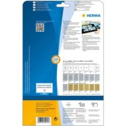 Herma Hochglanz-Etiketten 4904, Glossy, Weiß, 63,5 X 38,1mm, 25 Blatt, 525 Stück -Zebra Shop d753c3efc846acb89f5f9ab622536d08d26ad833 hochglanz etiketten herma 4904 glossy weiss
