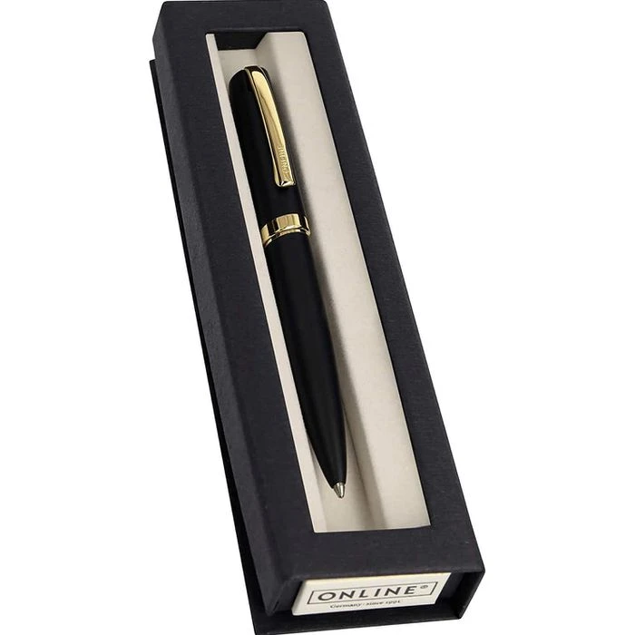 Online Kugelschreiber Eleganza Classic, 34596, Gehäusefarbe Schwarz/gold, Schreibfarbe Schwarz 9 Online Kugelschreiber Eleganza Classic, 34596, Gehäusefarbe Schwarz/gold, Schreibfarbe Schwarz – Bild 7