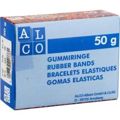 Alco 733 Gummiringe, Ø 50mm, Bunt, 50g -Zebra Shop dadbff2879d22f5813b8f064a4334c429a0723ef gummiringe alco 733