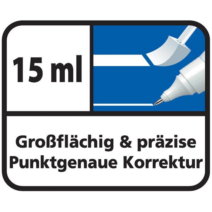 Tipp-Ex Korrekturstift Shake N Choose 2 In 1, Mit Metallspitze Und Schwämmchen, Weiß, 15ml 4 Tipp-Ex Korrekturstift Shake N Choose 2 In 1, Mit Metallspitze Und Schwämmchen, Weiß, 15ml – Bild 2