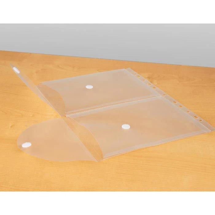 EXXO By HFP Dokumententasche 35371 A4 Auf A5, Abheftbar, Für 2 X 150 Blatt Transparent, 5 Stück 5 EXXO By HFP Dokumententasche 35371 A4 Auf A5, Abheftbar, Für 2 X 150 Blatt Transparent, 5 Stück – Bild 3