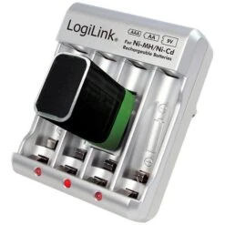 LogiLink Akku-Ladegerät PA0168, Für 4 NiMH, NiCd Akkus -Zebra Shop e0c5b75035c06cd05e4219e523a673891c19856f akku ladegeraet logilink pa0168