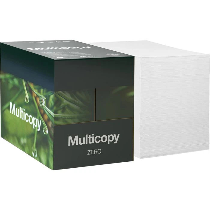Inapa Kopierpapier Multicopy ZERO Carbon MaxBox A4, 80g/qm, Hochweiß Ungeriest 2500 Blatt Klimaneutral 3 Inapa Kopierpapier Multicopy ZERO Carbon MaxBox A4, 80g/qm, Hochweiß Ungeriest 2500 Blatt Klimaneutral