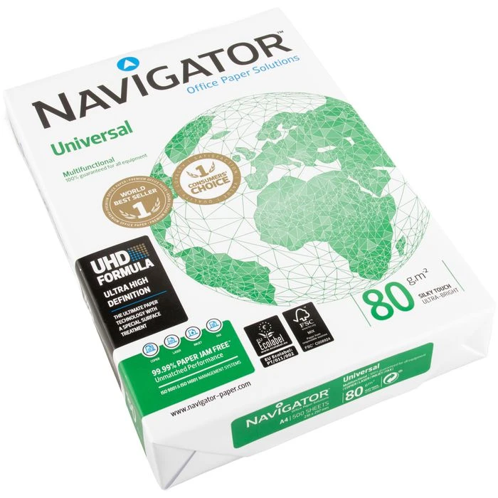 Navigator Universal Papier, 80g, A4, 500 Blatt, Weiß 5 Navigator Universal Papier, 80g, A4, 500 Blatt, Weiß – Bild 3