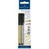 Faber-Castell Tuschestifte Pitt Artist Pen, Metallic, 167396, Gold Und Silber, 2 Stück
