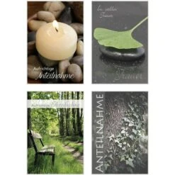 Böttcher-AG Trauerkarten Natursortiert, A6, Klappkarten Mit Umschlag, 12 Stück 7 Böttcher-AG Trauerkarten Natursortiert, A6, Klappkarten Mit Umschlag, 12 Stück -Zebra Shop e99153f22acd7547d8577b22fdd971185003485c trauerkarten boettcher ag natursortiert