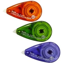 Plus-Japan Korrekturroller WH-504DC-3P, Mini, 4,2mm X 6m (BxL), 3 Stück