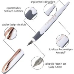 Online Schreibset Air Best Writer, 10056, Kalligrafie-Set, Füller Und Federn, Weiß 12 Online Schreibset Air Best Writer, 10056, Kalligrafie-Set, Füller Und Federn, Weiß -Zebra Shop ecd735ce5e66731a32fdbc1b812d050ee19af2ce schreibset online air best writer 10056