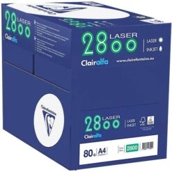 Clairefontaine Kopierpapier Laser 2800, 1981C, A4, Clairalfa, 80g/qm, Hochweiß, Ungeriest, 2500 Blatt 10 Clairefontaine Kopierpapier Laser 2800, 1981C, A4, Clairalfa, 80g/qm, Hochweiß, Ungeriest, 2500 Blatt -Zebra Shop ef3ccd60d349cf54df85ab4f030373d92f2f8709 kopierpapier clairefontaine laser 2800 1981c a4