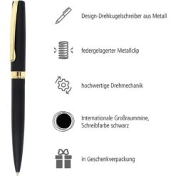 Online Kugelschreiber Eleganza Classic, 34596, Gehäusefarbe Schwarz/gold, Schreibfarbe Schwarz 11 Online Kugelschreiber Eleganza Classic, 34596, Gehäusefarbe Schwarz/gold, Schreibfarbe Schwarz -Zebra Shop effc95669bdbf35be5e9ad14ada4e07cf13ee00a kugelschreiber online eleganza classic 34596
