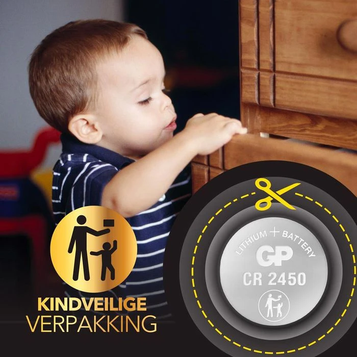 GP Knopfzelle Batteries CR2450, 600 MAh, Lithium, 5 Stück 6 GP Knopfzelle Batteries CR2450, 600 MAh, Lithium, 5 Stück – Bild 4