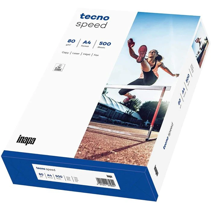 Inapa Tecno Speed Kopierpapier, 2100011521, DIN A4, 80g, 500 Blatt, Weiß 5 Inapa Tecno Speed Kopierpapier, 2100011521, DIN A4, 80g, 500 Blatt, Weiß – Bild 3