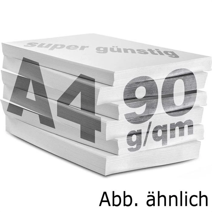Zweckform Kopierpapier 2563, A4, 90g/qm, Weiß, 500 Blatt 4 Zweckform Kopierpapier 2563, A4, 90g/qm, Weiß, 500 Blatt – Bild 2