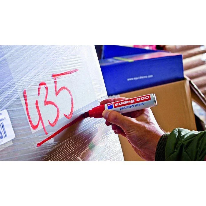 Edding Permanentmarker 800, Strichbreite 4 - 12 Mm, Schwarz 5 Edding Permanentmarker 800, Strichbreite 4 - 12 Mm, Schwarz – Bild 3
