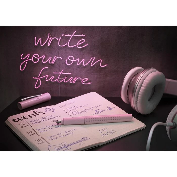 Faber-Castell Schreibset Grip 2010 Coconut Milk, Kugelschreiber & Füller, Etui Aus Metall 6 Faber-Castell Schreibset Grip 2010 Coconut Milk, Kugelschreiber & Füller, Etui Aus Metall – Bild 4